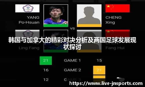 韩国与加拿大的精彩对决分析及两国足球发展现状探讨